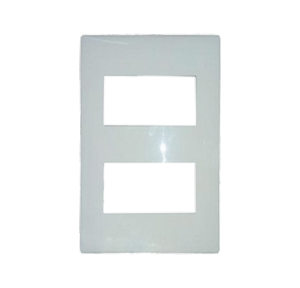 Legrand Mylinc 4x2M Matt Grey Plate With Frame, 6763 56